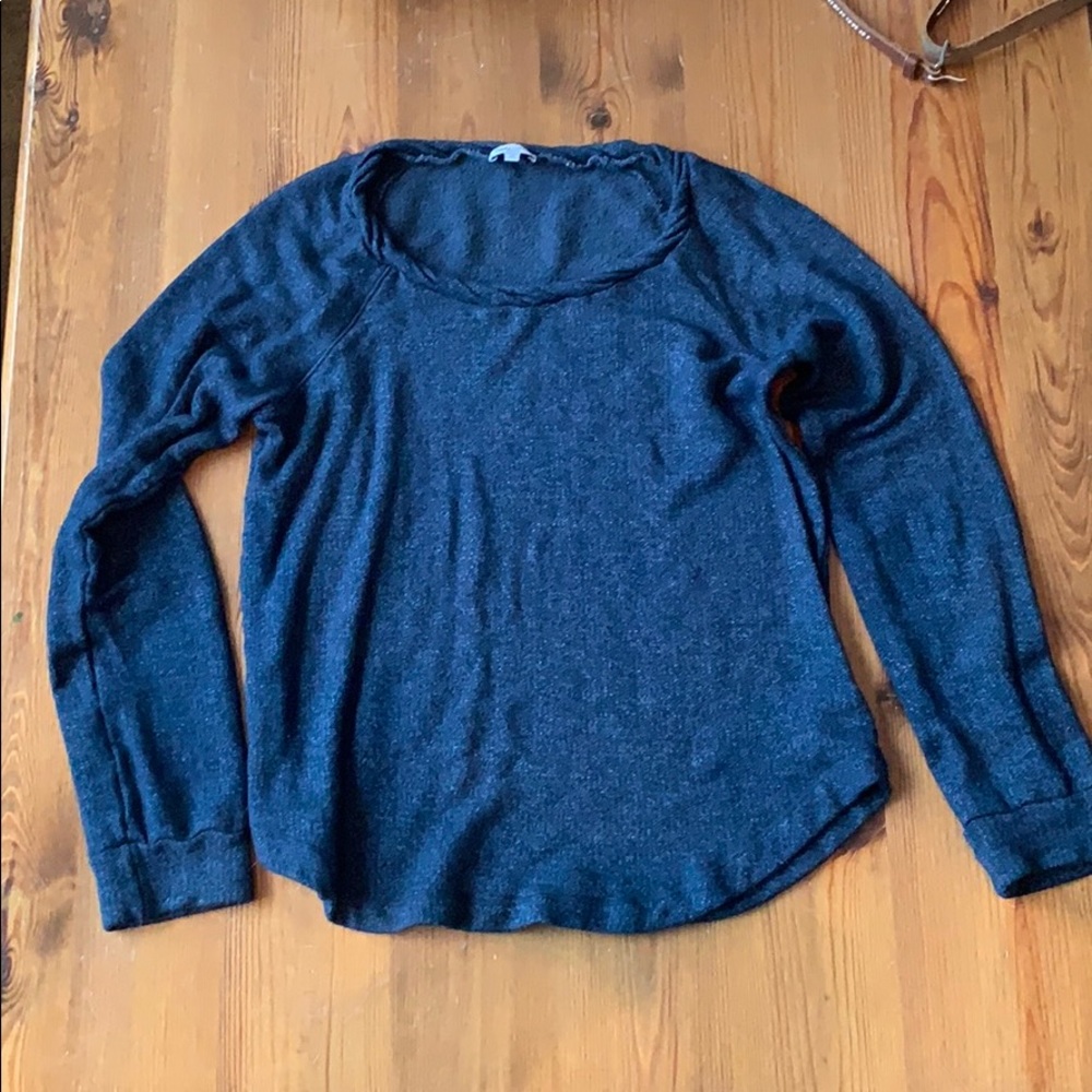 Splendid blue long sleeve shirt